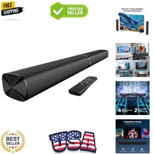 Sound Bar for Smart TV, Soundbar with Bluetooth/ARC/Opt/AUX Connect, Auto Vol...