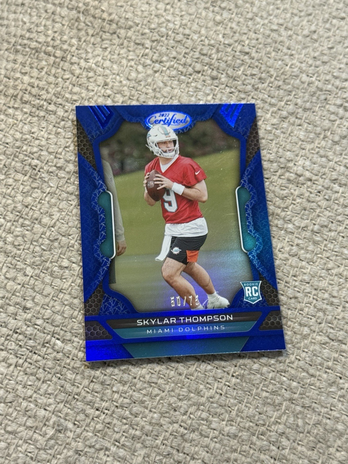 Skylar Thompson 2022 Certified Blue #183 50/75