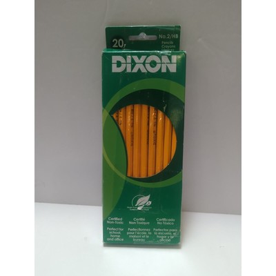 New Dixon Ticonderoga No. 2 HB Premium Yellow Wood Pencils 20 Count 12020 - NIB