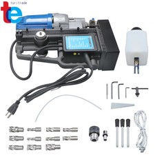 1950W Magnetic Drill Press with 11 Bits Stepless Speed  Reversible Direction