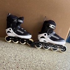 PAPAISON 4 Size Adjustable Inline Skates L EU 39-42 Black/White
