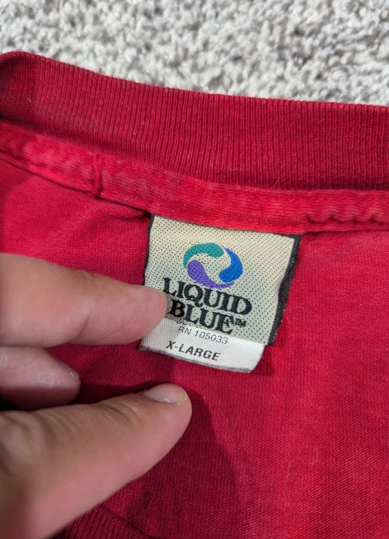 Vintage St. Louis Cardinals Shirt Mens XL MLB Baseball Tie Dye Liquid Blue 90s - Image 3 of 4