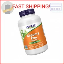 NOW Foods Supplements, Slippery Elm Powder (Ulmus rubra), Non-GMO Project Verifi