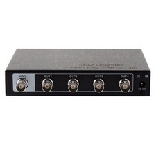 1Pc HD Video Audio Splitter BNC 1 In 4 Out AHD CVI TVI Amplifier Distributor