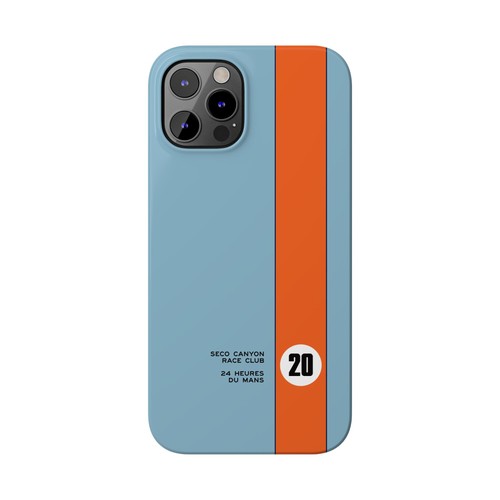 Coque fine iPhone 16/Pro/Max inspirée de Gulf Racing - Porsche Ford GT40 McQueen - Photo 55 sur 73