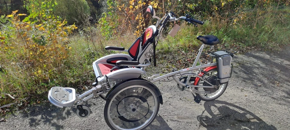 Van Raam O-Pair 2 Tandem Dreirad 08E Elektroantrieb - Bild 3 von 4