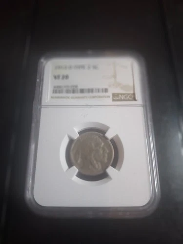 1913-D Type 2 Buffalo Nickel NGC VF20 Key Date Better Grade 5C