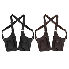 Adjustable Anti-Theft Underarm Shoulder Bag PU Leather Wallet Holster Bag 2025'