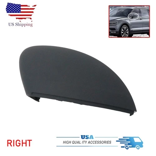 Door Mirror Cover Primed Fit For Volkswagen Tiguan 2018-24 Right Passenger Side