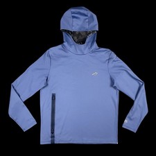 Greyson Cokato Hoodie Mens Medium Blue Pullover Golf Active Performance Stretch