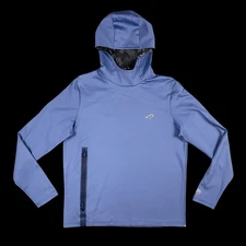 Greyson Cokato Hoodie Mens Medium Blue Pullover Golf Active Performance Stretch