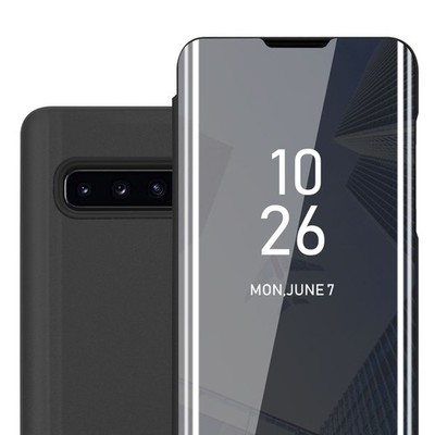 Hülle für Samsung Galaxy S10 4G Schutz Hülle Schutz Case Spiegel Cover Tasche