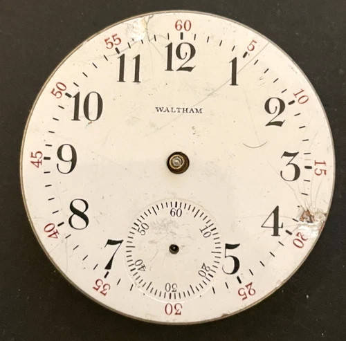 Antique 1903 Waltham Model 1899 610 Pocket Watch Movement Parts 16s 7j USA