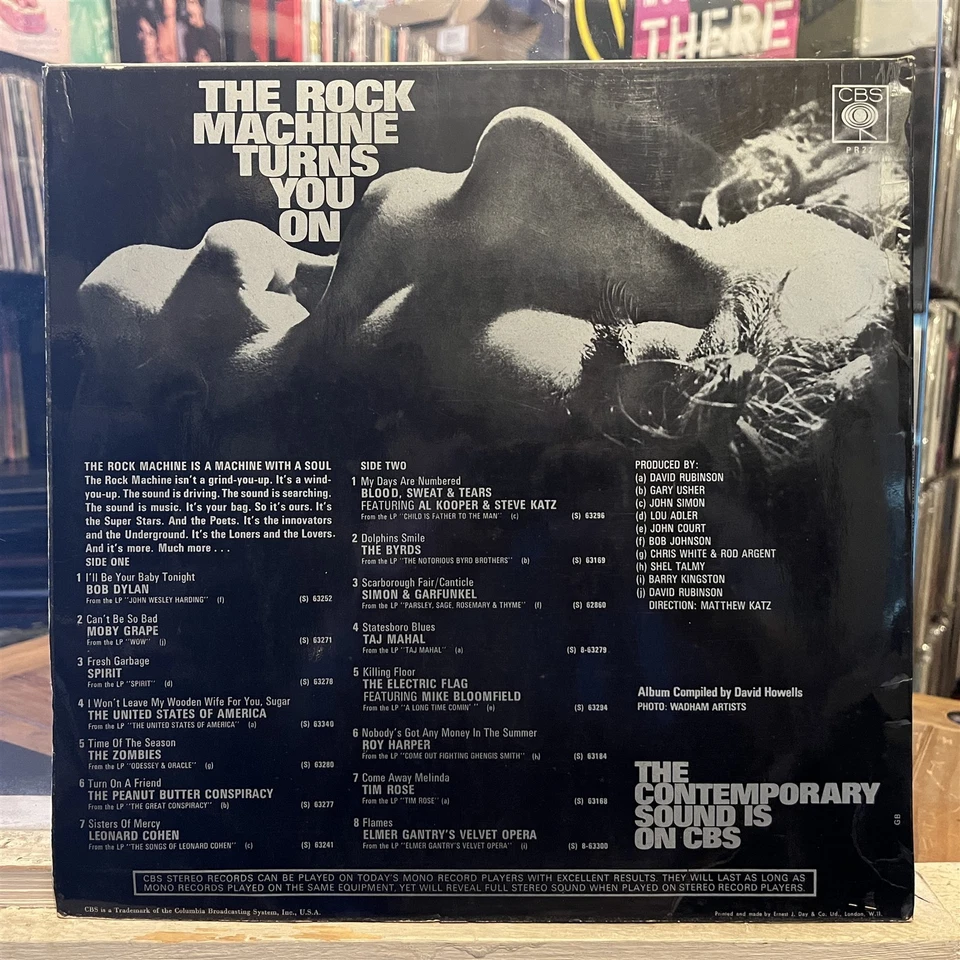 [ROCK/POP]~EXC LP~VARIOUS ARTISTS~The ROCK MACHINE TURNS YOU ON~{1968~CBS}~UK Im - Image 2 of 4