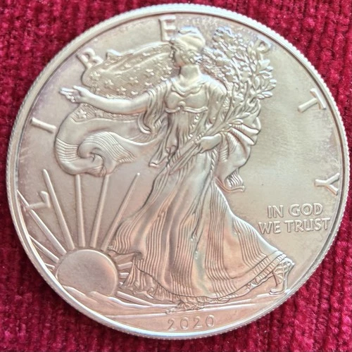 2020 American Eagle .999 US silver dollar uncirculated