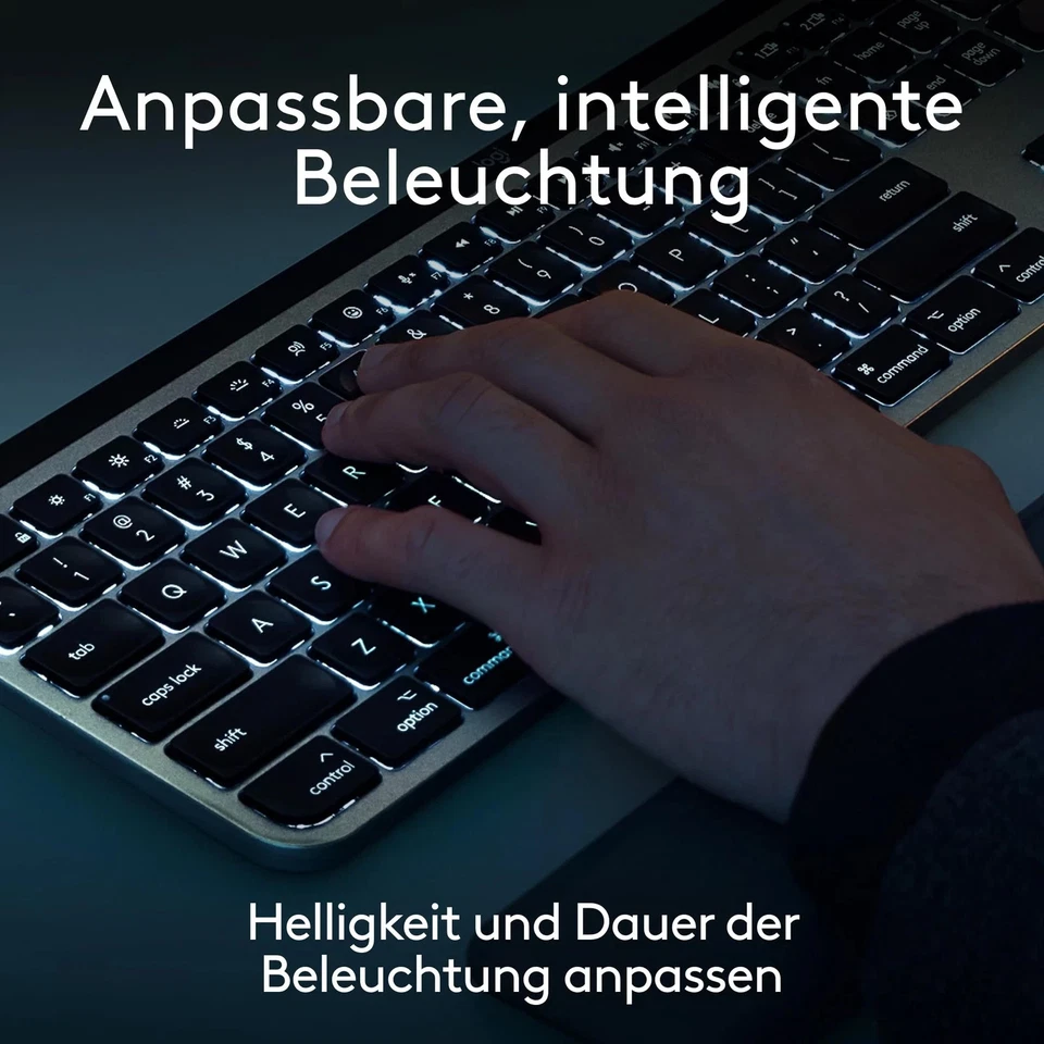 Logitech MX Keys S Combo für Mac inkl. MX Master 3S & MX Palm Rest Maus Tastatur - Bild 3 von 4
