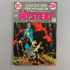 HOUSE OF MYSTERY 211 BERNI WRIGHTSON COVER ART (1972, DC COMICS)