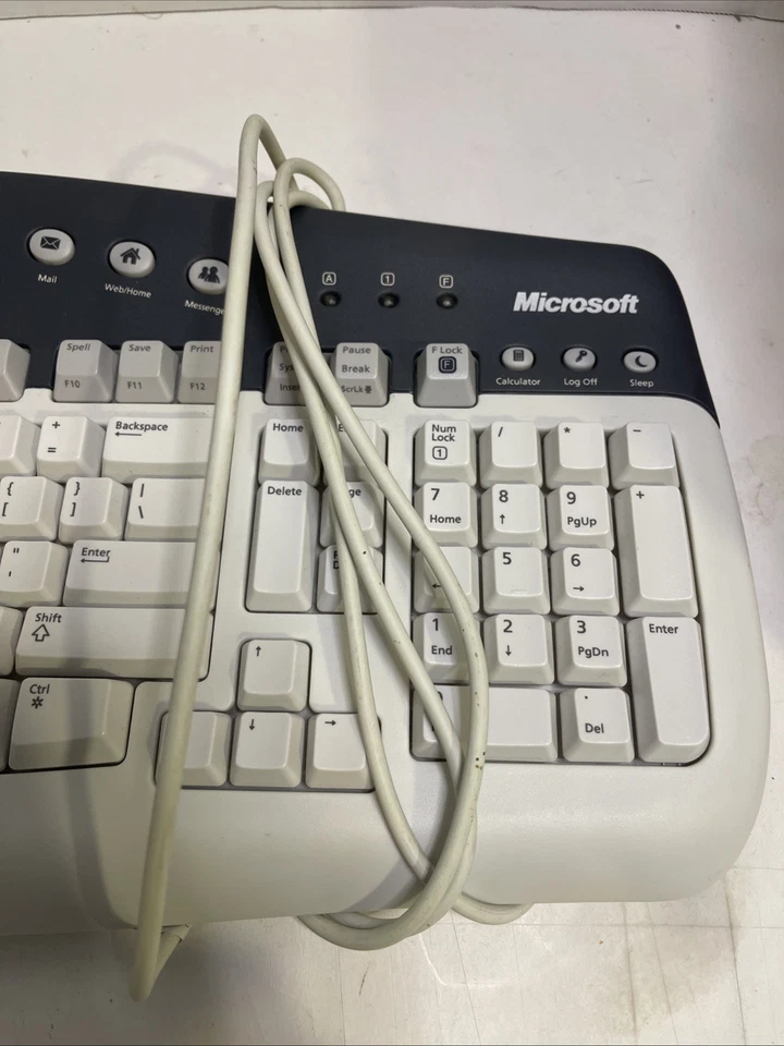 Microsoft Natural Keyboard Ergonomic Comfort Multimedia 1.0A RT9470 PS/2 - Image 4 of 4