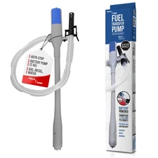 TRHA03 Battery Powered Pump Water, Diesel, Gas Transfer Pump with Leak Preven...