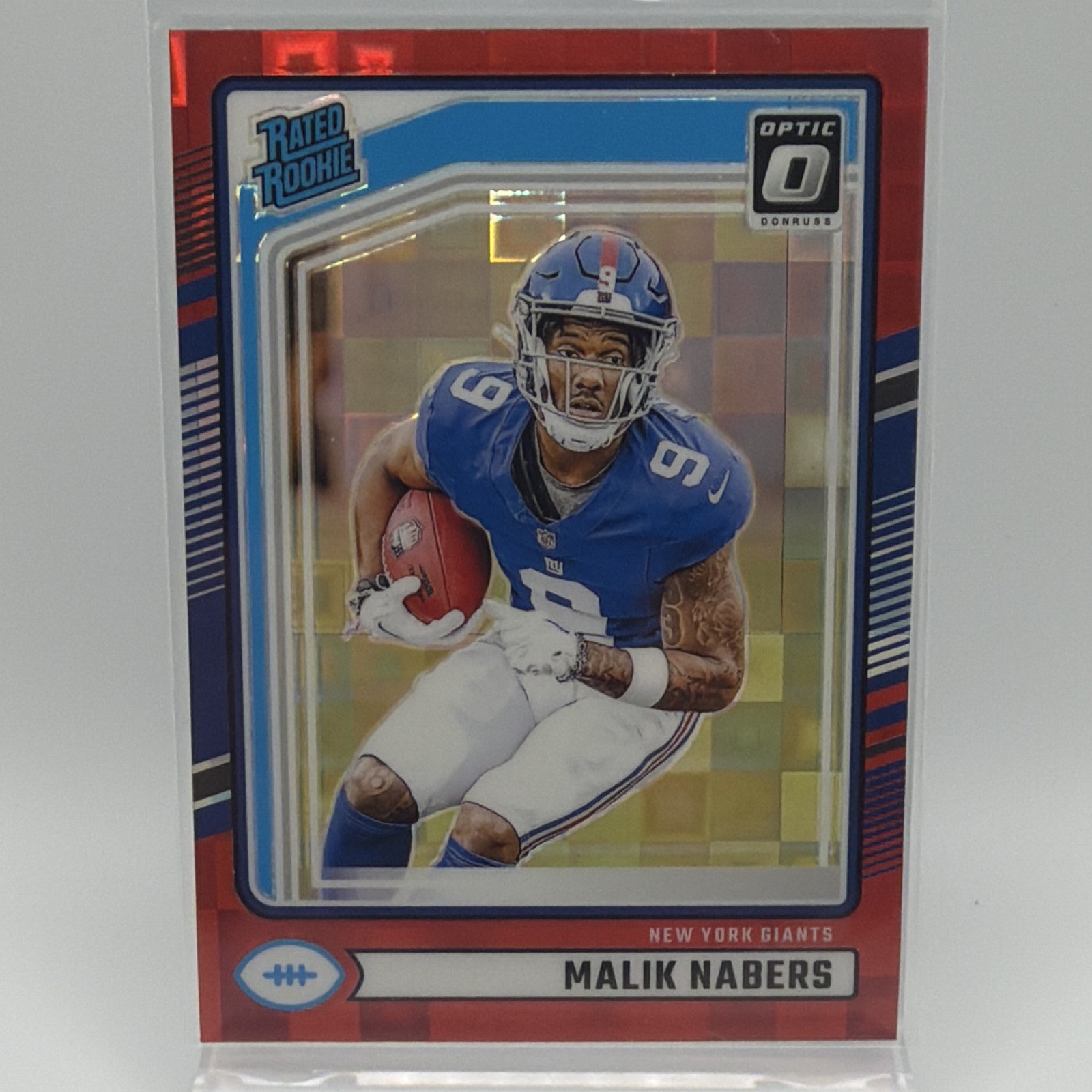 Panini Donruss 2024 Malik Nabers Rated Rookie RC #383 New York Giants