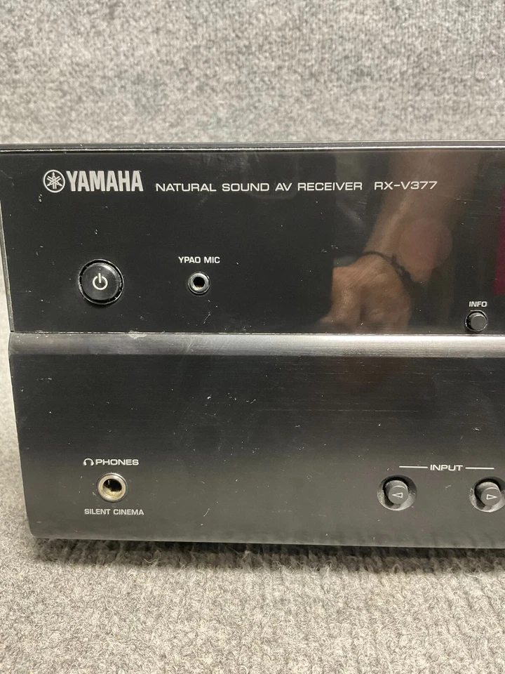 Yamaha RX‑V377 Receiver 🛠️ 5.1 Ch Cinema DSP – For Parts Only ⚠️ - Image 2 of 4