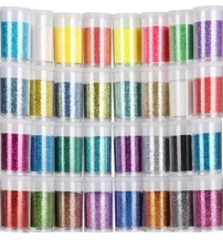 Teenitor Fine Glitter, Glitter for Nails, 32 Jars 8g Each Glitter Set, 32...