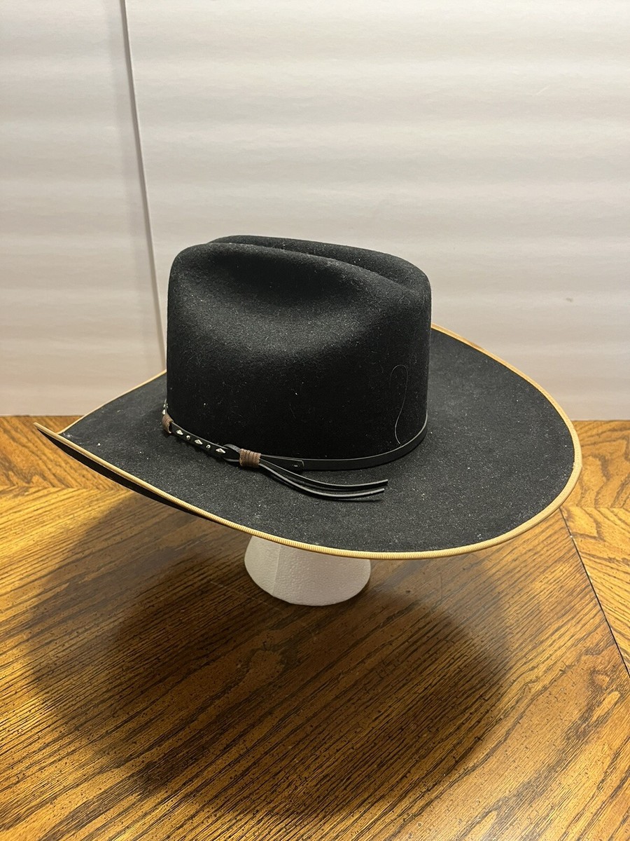 Resistol Telluride Self Confirming Wool Cowboy Hat XX Black  display picture 2