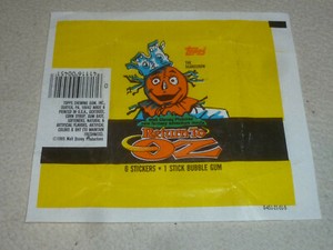 Disney Return to Oz Film Full Box of Rare Sticker Cards and Gum by Topps 1985 Disney Return to Oz Film Full Box of Rare Sticker Cards and Gum by Topps 1985