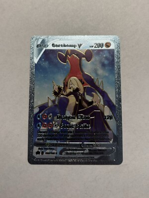 Garchomp V Full Art Light Blue Foil Fan Art Card TG23/TG30 Display