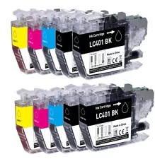 10PK Ink Cartridges fits Brother LC401 MFC-J1010DW MFC-J1012DW MFC-J1170DW