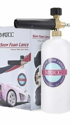 #ad #ad ✅New MATCC Adjustable Foam Cannon 33 fl oz 1 Liter Bottle Snow Foam Lance $44.99