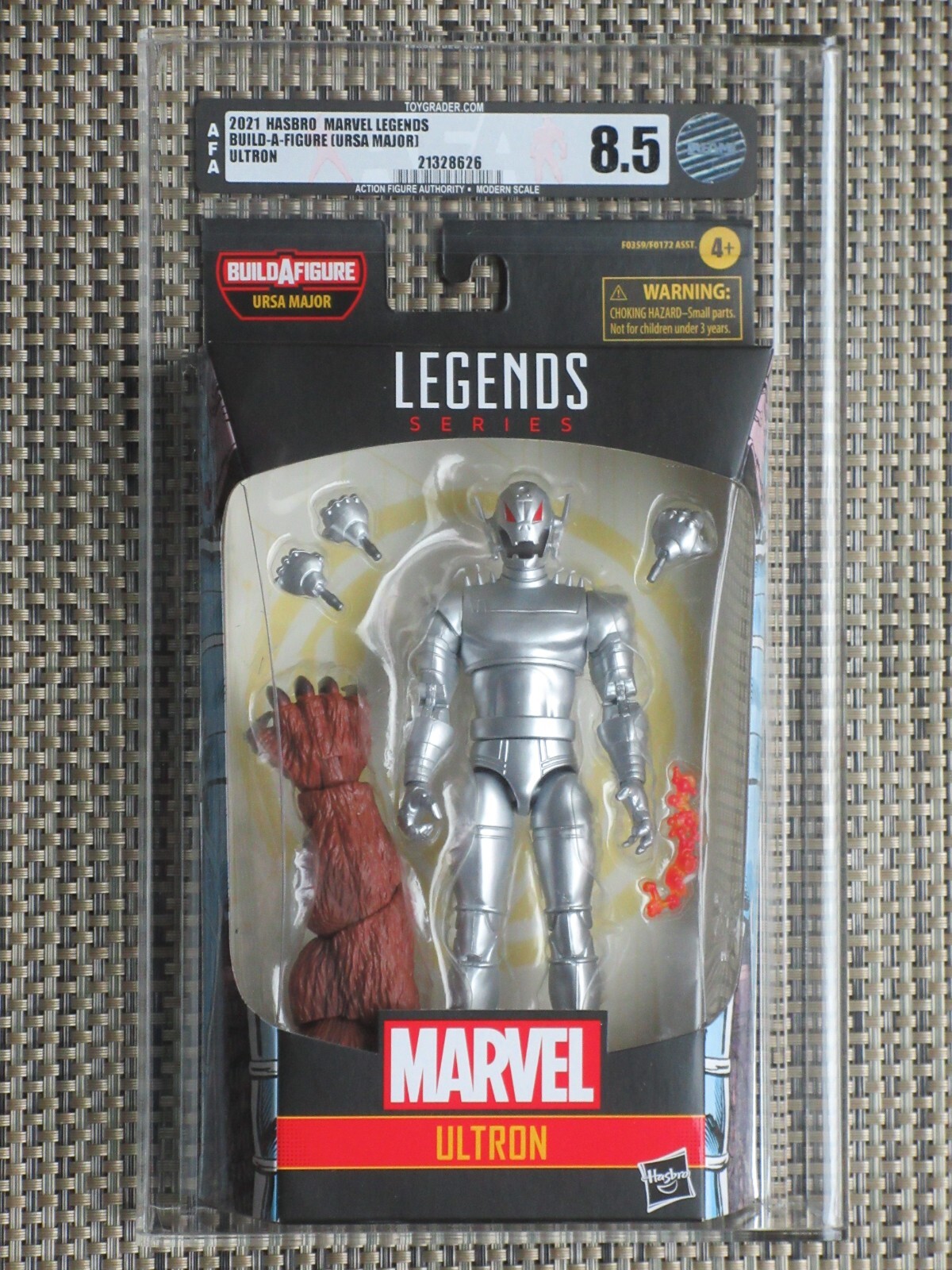 Marvel Legends Ultron action figure Ursa Major BAF series **AFA GRADED ...