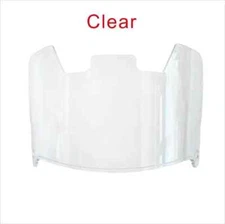 CLEAR Full Size Football Helmet Visor, Eye Shield With Quick Clips
