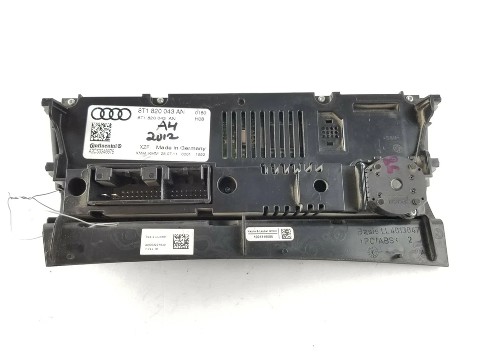 2008-2012 Audi A4 AC Heater Climate Temperature Control 8T1820043AN OEM - Image 3 of 4