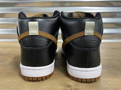 Nike Dunk High Pro SB Guinness Shoes Black Light British Tan SZ 5