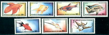 Mongolia 1987 Ornamental fish, Zierfische,carp,platyfish,angelfish,Mi.1836,MNH