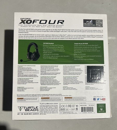 Casque Turtle Beach XO Four Xbox One Neuf – Micro Amovible Gaming Haute Qualité - Imagen 2 de 10