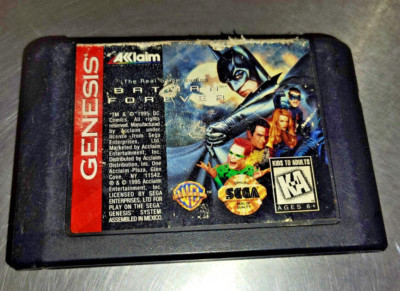 Batman Forever | Sega Genesis Cartridge Only - Tested Cleaned Video Gameplay
