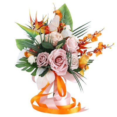Romance Bridal Tossing Bouquet for Bridesmaids Wedding Ceremony Bride Flowers