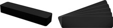30 7" Record Shelf Index Divider Cards - 2" x 8-1/2" - Black HEAVY DUTY 40mil