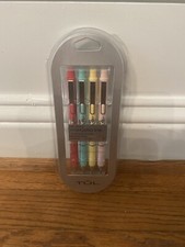 TUL Limited Edition Gel Ink Pens Med Point 0.7mm Assorted Metallic Silver Foil 4