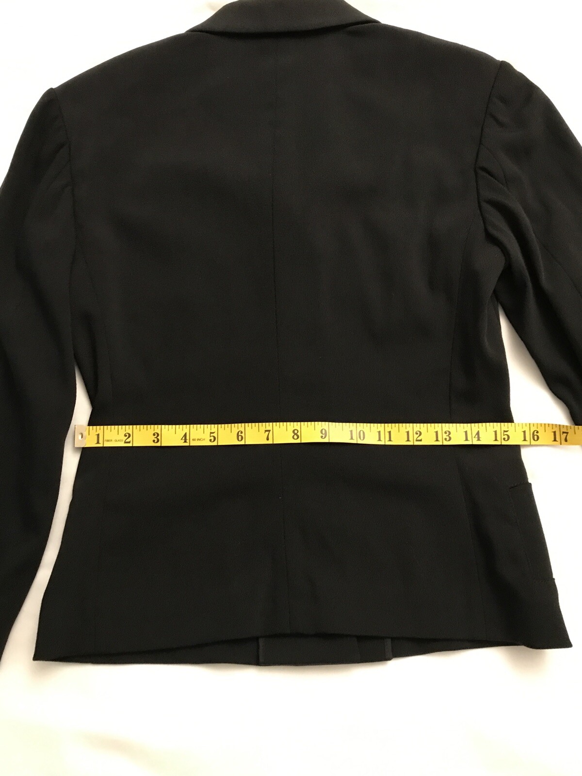 Narciso Rodriguez Black Long Sleeve Button Down Jacket Size 6