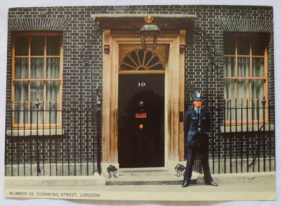 Nummer 10 Downing Street, London, PT8022 Postkarte, Premierminister Residenz, Großbritannien