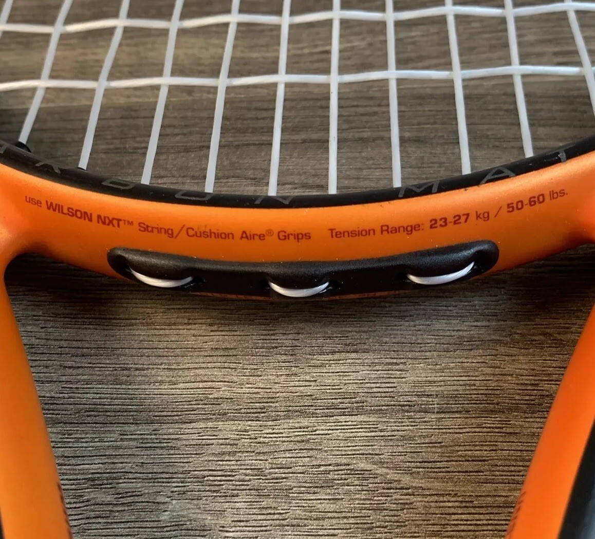 RAQUETTE DE TENNIS Wilson Hyper Hammer Classic Fair Lady en carbone, 4 RAQUETTE DE TENNIS Wilson Hyper Hammer Classic Fair Lady en carbone, 4