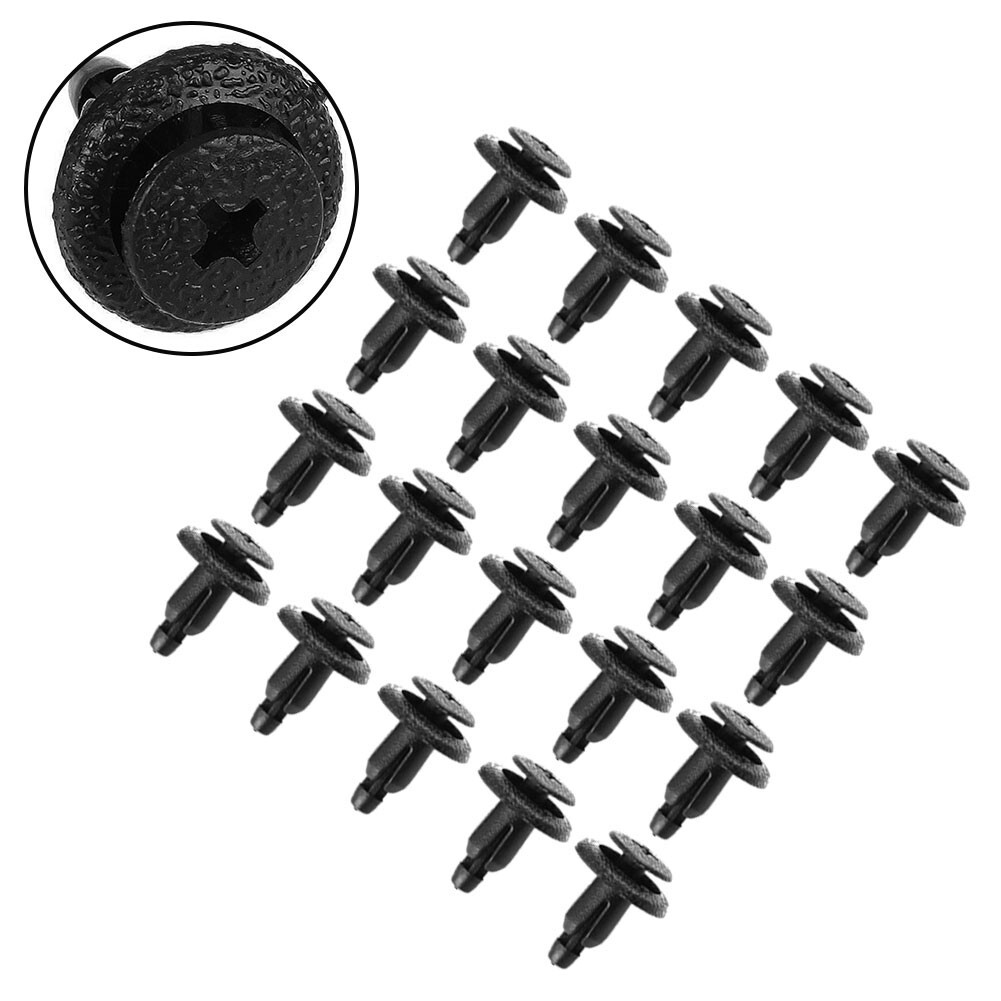 20pcs Clip De Garniture De Carénage De Moto Remplacement 90683 Gaz 003 Compatible Avec Honda Clip De Decoration De Carenage De Moto En Plastique 87709965
