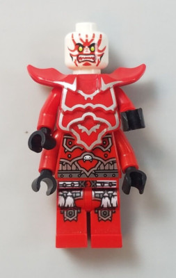 kozume 0824  LEGO NINJAGO - General Kozu, Minifigure from set 70504 - NO Helmet