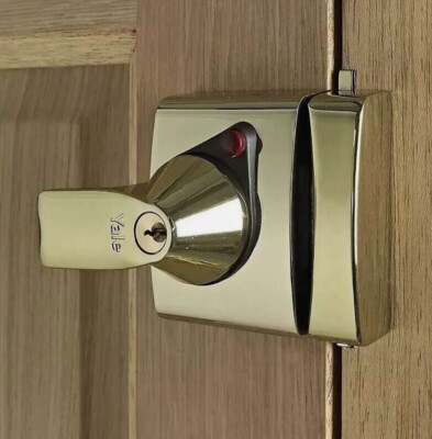 Yale PBS2 Messing 40 mm Nachtriegel Hochsicherheit zugelassen von Versicherungen.