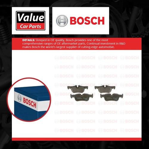 Brake Pads Set fits BMW X1 F48 Rear 1.5 2.0 2.0D 2014 on Bosch