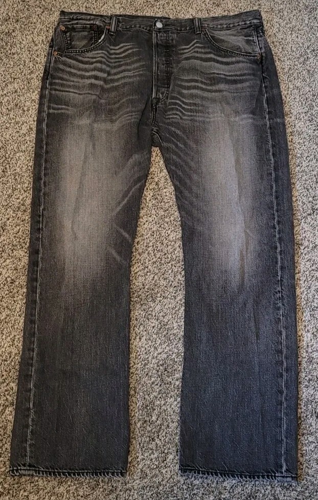 VTG 90s Levi's Jeans Men's 40, 32 501 XX Straight Black Gray