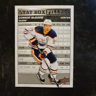 2023-24 Upper Deck Stat Box Fillers #SB21 Connor McDavid